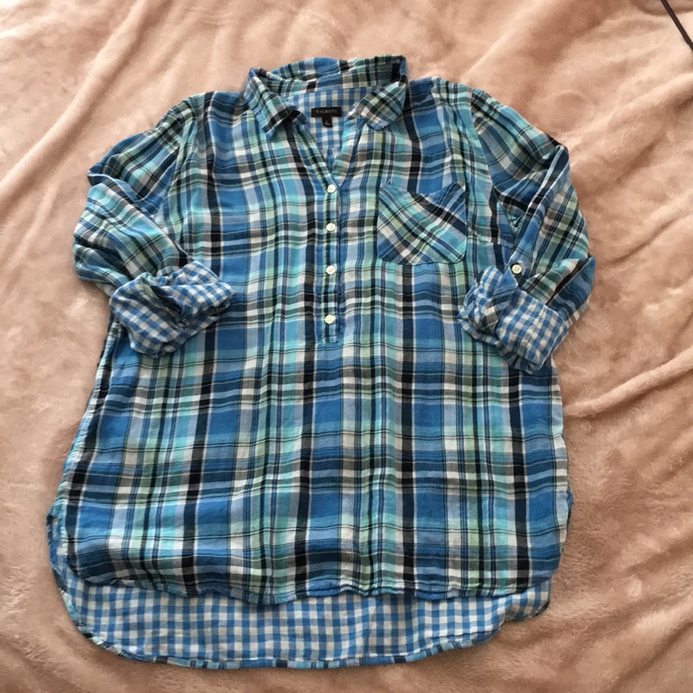NWOT Talbots Popover Shirt